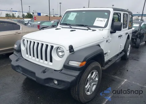 2022 Jeep Wrangler Unlimited Sport S 4X4 from USA, damaged, VIN 1C4HJXDNXNW166982